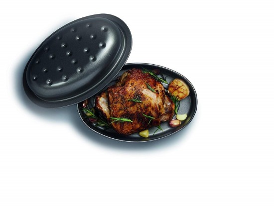 Tava ovala pentru friptura, otel carbon, 27 x 18 cm, "Master Class" - Kitchen Craft