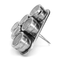 Set 7 piese pentru condimente, inox