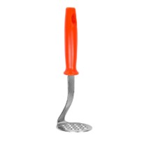 Mini zdrobitor cartofi, inox, inox, 17 cm