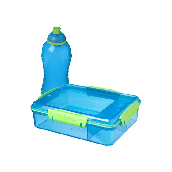 Set caserola 2 compartimente 975ml si sticla 330ml - Sistema