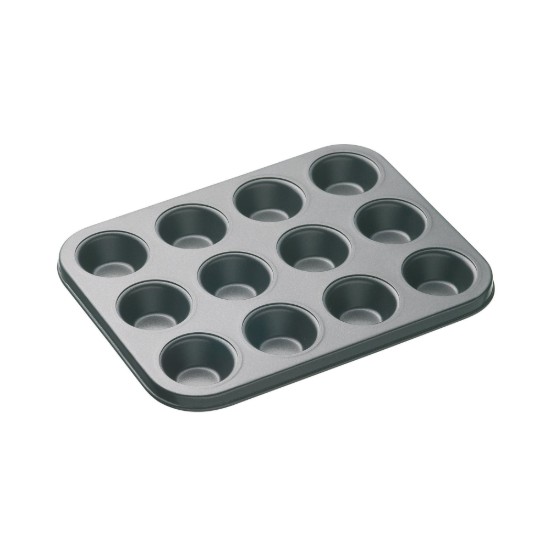 Tava 12 mini briose,  otel carbon, 26 x 20 cm, "MasterClass" - Kitchen Craft