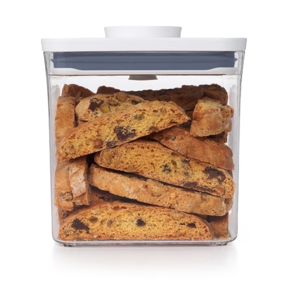 Caserola patrata, plastic, 16 x 16 x 16 cm, 2,6L, "POP" - OXO