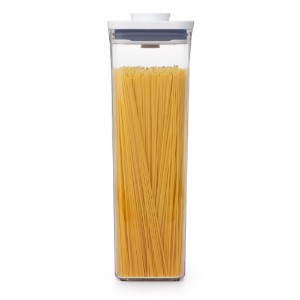 Caserola patrata, plastic, 11 x 11 x 32 cm, 2,1L, "POP" - OXO