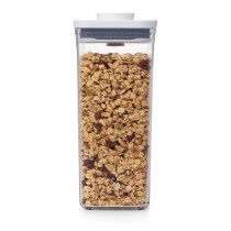 Caserola patrata, plastic, 11 x 11 x 24 cm, 1,6L - OXO