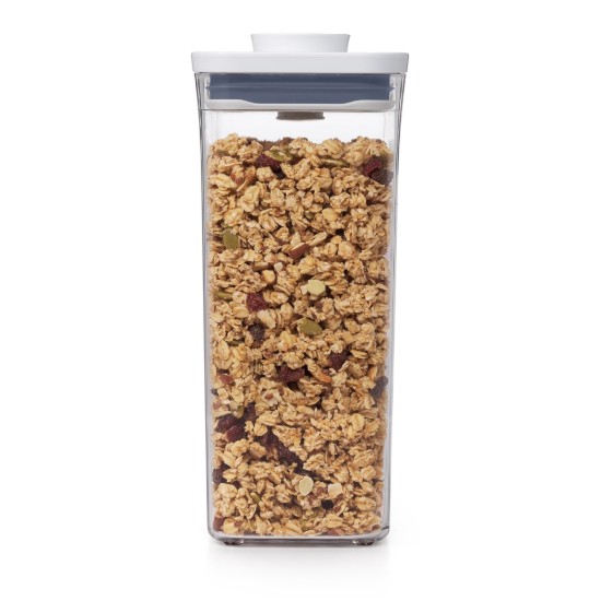 Caserola patrata, plastic, 11 x 11 x 24 cm, 1,6L, "POP" - OXO