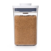 Caserola patrata, plastic, 11 x 11 x 16 cm, 1L - OXO