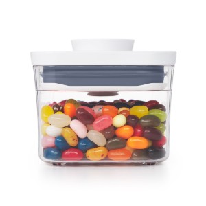 Caserola dreptunghiulara, plastic, 16 x 11 x 8 cm, 0,6L, "POP" - OXO