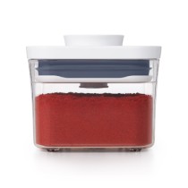Caserola patrata, plastic, 11 x 11 x 8 cm, 0,4L - OXO