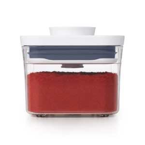 Caserola patrata, plastic, 11 x 11 x 8 cm, 0,4L, "POP" - OXO