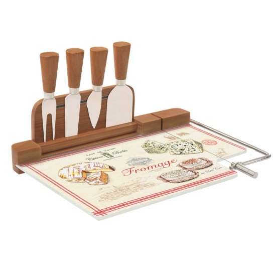 Set servire branzeturi 6 piese "Fromage" 31,5 x 20 cm - Nuova R2S