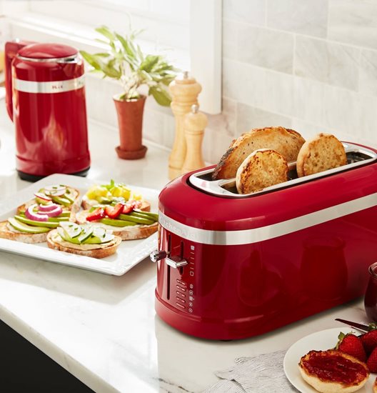 Prajitor de paine Design 2 sloturi, Empire Red - KitchenAid