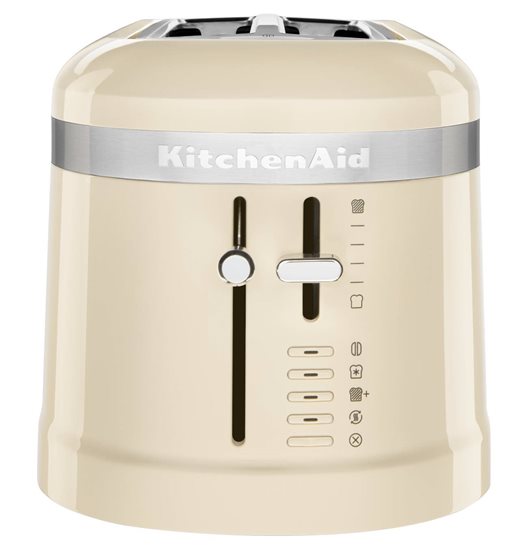 Prajitor de paine Design 2 sloturi, Almond Cream - KitchenAid