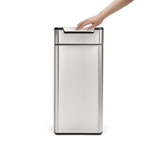 Cos de gunoi Slim, Touch Bar, 30 L, inox - simplehuman