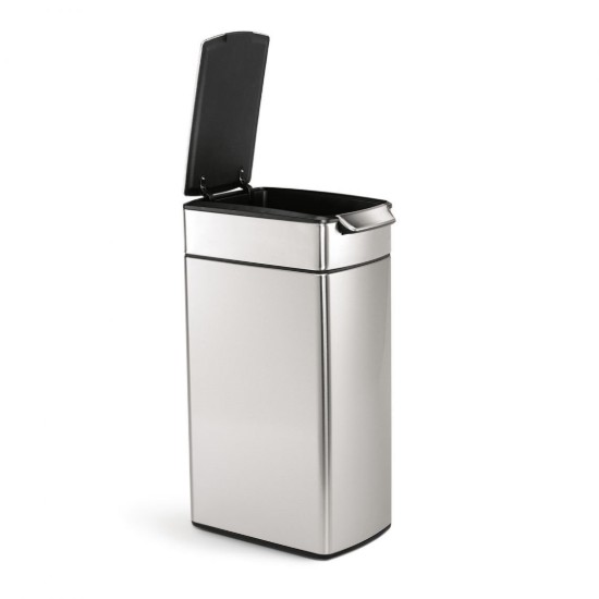 Cos de gunoi Slim, Touch Bar, 40 L, inox, Brushed - simplehuman