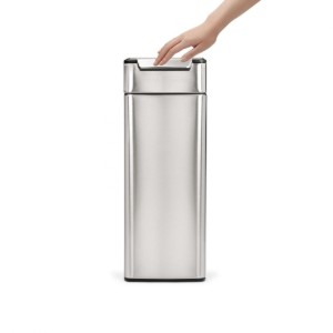 Cos de gunoi Slim, Touch Bar, 40 L, inox - simplehuman