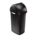 Cos de gunoi, 60 L, plastic, Negru - simplehuman