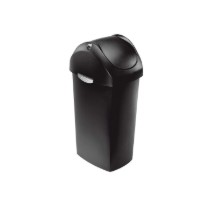 Cos de gunoi, 40 L, plastic, Negru - simplehuman