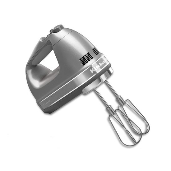 Mixer de mana cu 7 viteze, 85 W, Contour Silver - KitchenAid