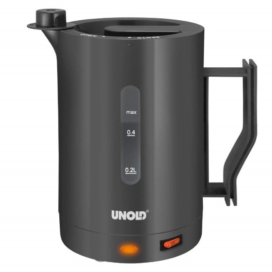 Fierbator electric de voiaj 0,5 L, 1000 W, Gri - Unold