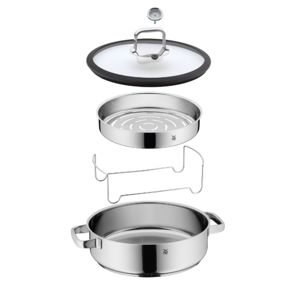 Oala inox  gatire la aburi 28 cm 5 l "Vitalis" - WMF