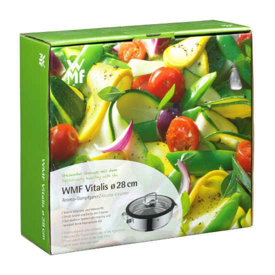 Oala inox  gatire la aburi 28 cm 5 l "Vitalis" - WMF