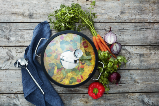 Oala inox  gatire la aburi 28 cm 5 l "Vitalis" - WMF