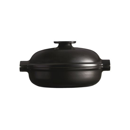 Oala Cocotte ceramica, 27 cm/2,5L "Delight", Slate - Emile Henry