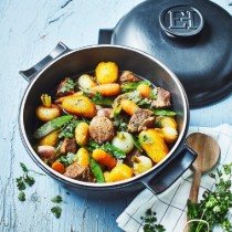 Oala Cocotte, ceramica, 26,5cm/4L, "Delight", Slate - Emile Henry