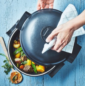 Oala Cocotte, ceramica, 26,5cm/4L, "Delight", Slate - Emile Henry