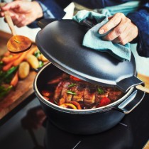 Oala Cocotte, ceramica, 26,5cm/4L, "Delight", Slate - Emile Henry