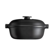 Oala Cocotte ovala, ceramica, 36,5 x 24,2cm/4,5L "Delight", Slate - Emile Henry