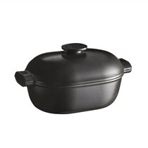 Oala Cocotte ovala, ceramica, 36,5 x 24,2cm/4,5L "Delight", Slate - Emile Henry