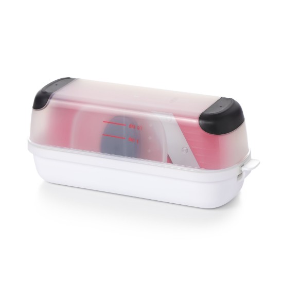 Set razatoare multifunctionala, otel inoxidabil, cu recipient - OXO