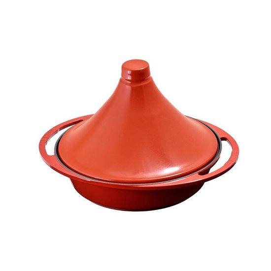 Tajine, fonta, 27cm/2,1L, Rosu - LAVA