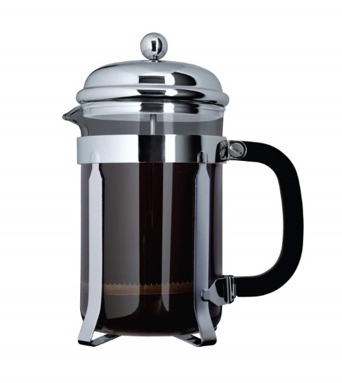 Cafetiera sticla, 1L, "Café Olé Classic", Chrome - Grunwerg