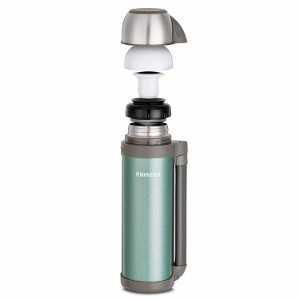 Termos vacuum, inox, 1,8 L, "Pioneer", Turcoaz - Grunwerg
