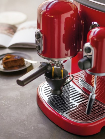 Espressor electric Artisan, Empire Red, 1300 W - KitchenAid