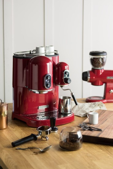 Espressor electric Artisan, Empire Red, 1300 W - KitchenAid