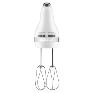 Mixer de mana Classic cu 5 viteze, 85W, White - KitchenAid
