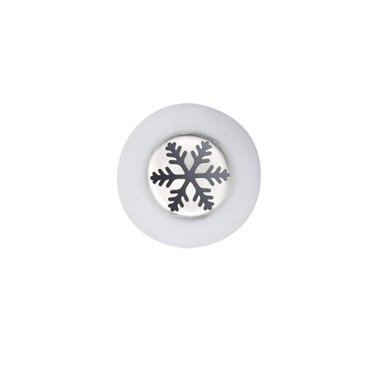 Duza decorat ruseasca Snowflake, inox, 3,8 cm - Kitchen Craft
