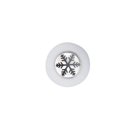 Duza decorat ruseasca Snowflake, inox, 3 cm - Kitchen Craft