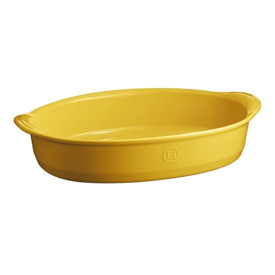 Tava ovala, ceramica, 41,5x26,5cm/3,8L, Provence Yellow - Emile Henry