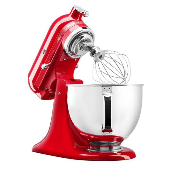 Mixer cu bol 4.8L, Artisan, Model 180, Editia speciala, Passion Red - KitchenAid