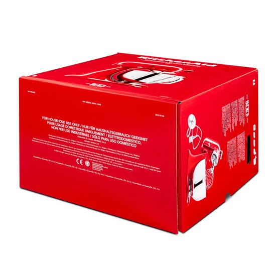 Mixer cu bol 4.8L, Artisan, Model 180, Editia speciala, Passion Red - KitchenAid