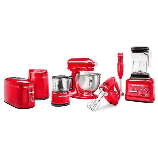 Mixer cu bol 4.8L, Artisan, Model 180, Editia speciala, Passion Red - KitchenAid