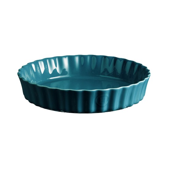 Tava tarte, ceramica, 28cm/1,98L, Mediterranean Blue - Emile Henry