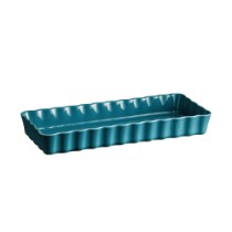 Tava tarte, ceramica, 36x15cm/1,3L, Mediterranean Blue - Emile Henry