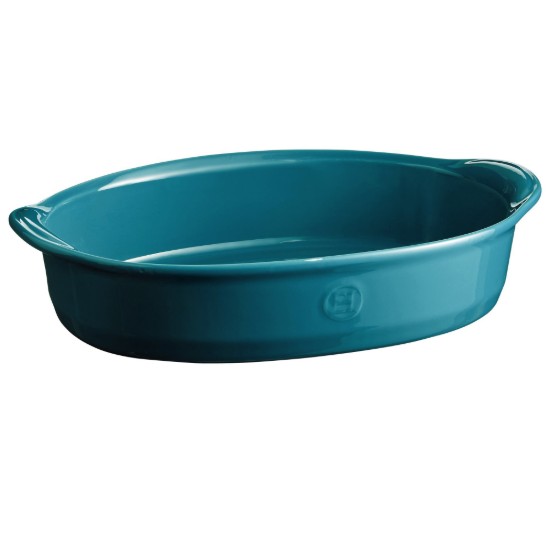 Tava ovala, ceramica, 41,5x26,5cm/3,8L, Mediterranean Blue - Emile Henry