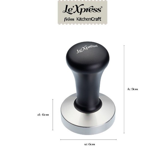 Tamper pentru cafea, inox, 60 mm, "Le'Xpress" - Kitchen Craft