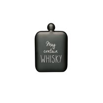 Butelca inox, "May containWhiskey", 175ml, "BarCraft" - Kitchen Craft